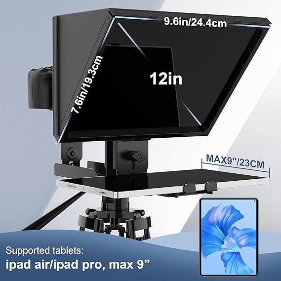 GEIMRSY i2/12-inch All-Metal Teleprompter